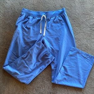 Figs Blue Straight Leg Pants
